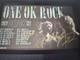 One Ok Rock Detox Tour Autographed Poster 2025 Limited Edition Individually Sign