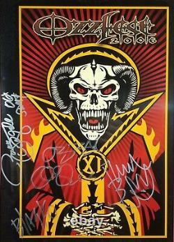Ozzy Osbourne 2006 TOUR PROGRAM OZZFEST VA SHOW SIGNED BY FULL BAND EX COND