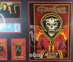 Ozzy Osbourne 2006 TOUR PROGRAM OZZFEST VA SHOW SIGNED BY FULL BAND EX COND