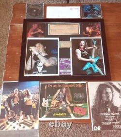 PANTERA Band Collection, Tour Jacket with Authentication and Autographs + MORE