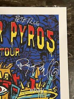 PORNO FOR PYROS Farewell Tour Poster Signed By Band Perry Farrell 383/1500