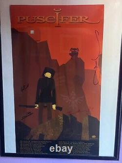 PUSCIFER 2011 Tour Poster Signed full band Maynard James Keenan TOOL