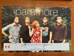 Paramore Full Band Signed Poster