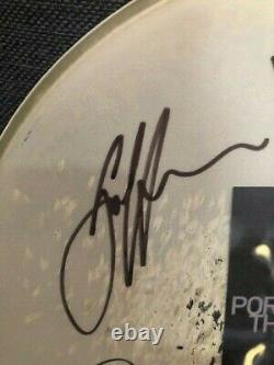 Porcupine Tree Drum Head signed By the 4 Members during The Incident Tour 2010