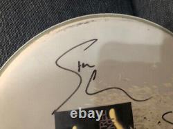 Porcupine Tree Drum Head signed By the 4 Members during The Incident Tour 2010