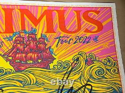 Primus 2022 Tribute To Kings Tour Poster Signed & Numbered By Band -nice