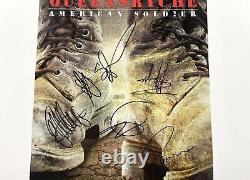 Queensryche Band Signed Entire Touring Lineup American Soldier Promo Poster JSA