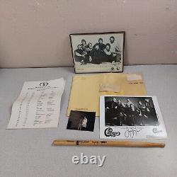 RARE Lot 6 Pc Chicago 18 Band Lee Signed Photo 1986 Tour Book Drumstick READ #22