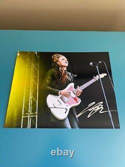 RARE SIGNED PVRIS Band 8x10 Photo 3 Lynn Brian Alex Tour Merch Rock Punk Pop Y2K