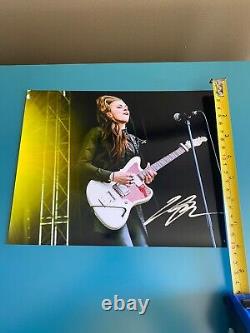 RARE SIGNED PVRIS Band 8x10 Photo 3 Lynn Brian Alex Tour Merch Rock Punk Pop Y2K