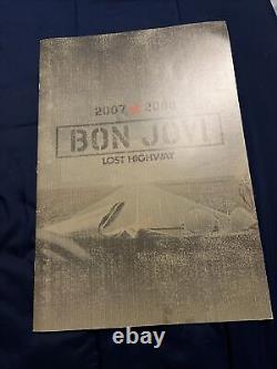 RARE Tour Book 2007- 2008 Lost Highway BON JOVI Signed Auto by THE BAND JSA