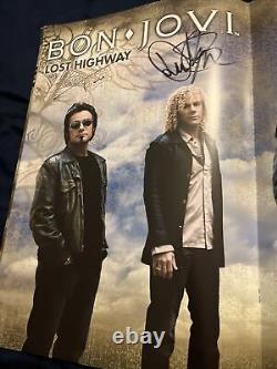RARE Tour Book 2007- 2008 Lost Highway BON JOVI Signed Auto by THE BAND JSA