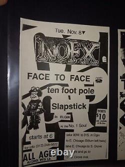 Rancid Tour Poster-Band Signed! -@Slim's In San Fran, CA-04/29 & 30/02-With NOFX