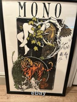 Rare David D. Dandrea Mono Band 111/150 North American Tour Signed Poster