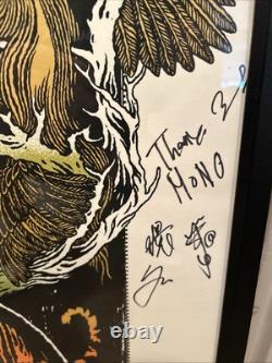 Rare David D. Dandrea Mono Band 111/150 North American Tour Signed Poster
