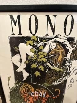 Rare David D. Dandrea Mono Band 111/150 North American Tour Signed Poster