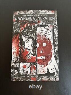 Rise Against Band Signed Comic (Nowhere Generational Tour)