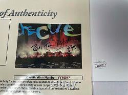 Robert Smith The Cure FULL BAND Signed 2023 North America 24x16 Tour Poster JSA