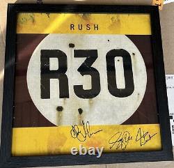 Rush Band Signed R30 Tour Book Cover Only Lee Lifeson Peart Autograph