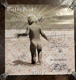 Rusted Root Band 1996 Signed / Autographed Remember CD 1996 Tour Poster! Rare