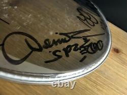SEPULTURA BAND Signed 2015 30TH ANNIVERSARY TOUR USED DRUMHEAD MANY AUTOGRAPHS