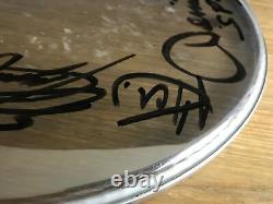 SEPULTURA BAND Signed 2015 30TH ANNIVERSARY TOUR USED DRUMHEAD MANY AUTOGRAPHS