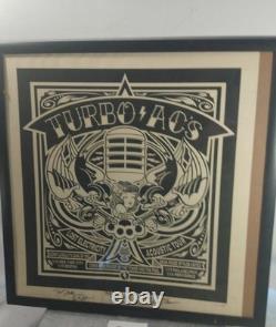 SIGNED By Band TURBO-AC'S LOST ELECTRICITY ACOUSTIC TOUR Poster 50/150 Rare