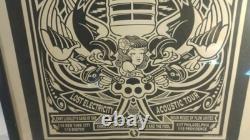 SIGNED By Band TURBO-AC'S LOST ELECTRICITY ACOUSTIC TOUR Poster 50/150 Rare