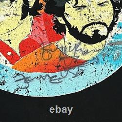 SIGNED Flight of the Conchords 2012 Australian Tour T-Shirt Bret & Jemaine Sz S