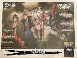 SIGNED Hanabie. 2024 Tour Poster VIP Lanyard Shirt Bucchigiri Tokyo CD Band-Maid