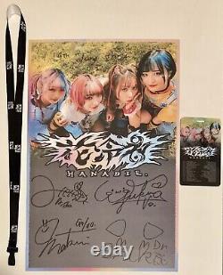 SIGNED Hanabie. 2024 VIP Poster Lanyard Tour Shirt Bucchigiri Tokyo CD Band-Maid