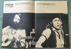 SIGNED! Nitty Gritty Dirt Band JAPAN tour book AUTOGRAPHED 1974 Vassar Clements