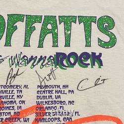 SIGNED RARE Vintage 1997 The Moffatts World Tour T-Shirt Mens Size L Band Tee