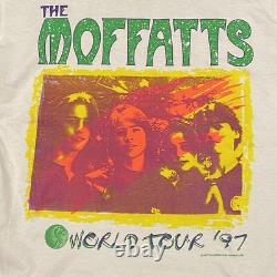 SIGNED RARE Vintage 1997 The Moffatts World Tour T-Shirt Mens Size L Band Tee