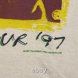 SIGNED RARE Vintage 1997 The Moffatts World Tour T-Shirt Mens Size L Band Tee