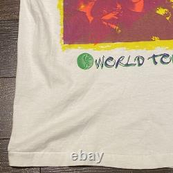 SIGNED RARE Vintage 1997 The Moffatts World Tour T-Shirt Mens Size L Band Tee