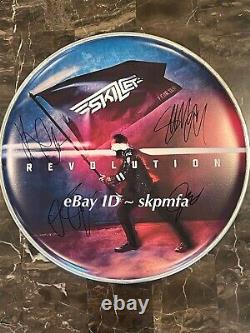 SKILLET Band Signed Drumhead Revolutions Tour 2024? Official Merch