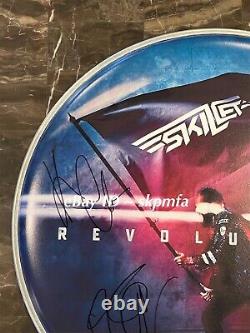 SKILLET Band Signed Drumhead Revolutions Tour 2024? Official Merch