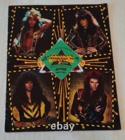 STRYPER 3x Band Group Autographed Signed Concert Tour Program JSA Backstage Pass