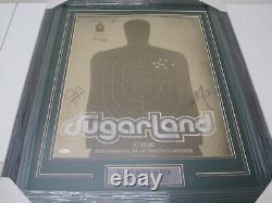 SUGARLAND Band Signed Autographed Matted Framed I Was There Tour Poster JSA CoA