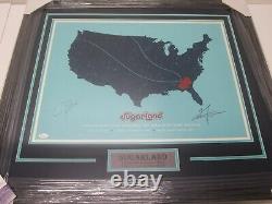 SUGARLAND Band Signed Autographed Matted Framed Music Tour Poster JSA CoA