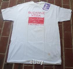 SUPER RARE VTG SUZANNE VEGA DAYS OF OPEN HAND AUTOGRAPHED T Shirt XL Band Tour