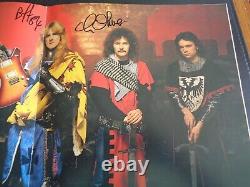 Saxon Autographs Full Band Signed 1984 Crusader Tour Programme, Great Signatures