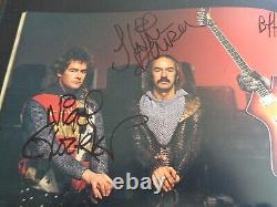 Saxon Autographs Full Band Signed 1984 Crusader Tour Programme, Great Signatures
