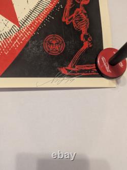 Shepherd Fairey Prophets Of Rage Hand Signed Numbered 521/600 2016 Tour Obey