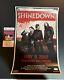 Shinedown Band Signed Jsa Show Poster 2012 Tour 11x17 Autograph Brent Smith +3