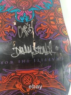 Signed Autographed Rehab Band Graffiti The World Tour Skateboard Deck Ltd Ed Vtg