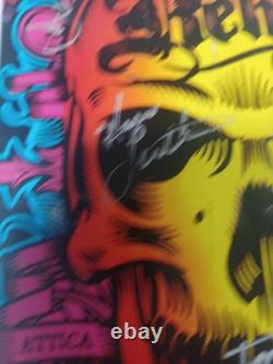 Signed Autographed Rehab Band Graffiti The World Tour Skateboard Deck Ltd Ed Vtg
