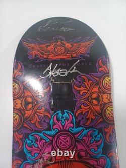 Signed Autographed Rehab Band Graffiti The World Tour Skateboard Deck Ltd Ed Vtg