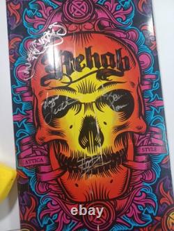 Signed Autographed Rehab Band Graffiti The World Tour Skateboard Deck Ltd Ed Vtg